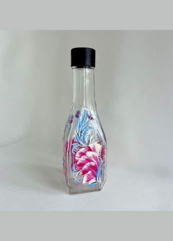 Декоративная бутылка с авторской росписью "Розовое пёрышко" No Brand (349842219)