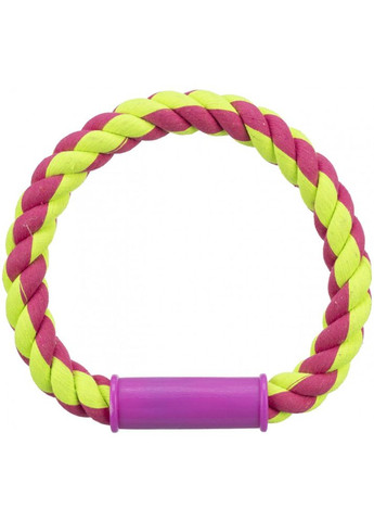 Игрушка для собак Кольцо плетёное с пластиковой ручкой, d=30 см, цвета в ассортименте Trixie (292258296)