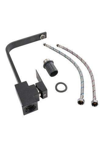 Смеситель кухонный 179 NES (3007) Черный матовый Platinum (342071676)