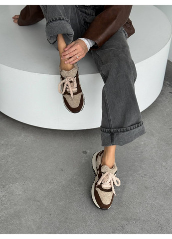 Зимові кросівки No Brand коричневі зими (369094604)