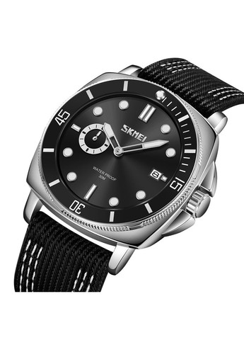 Часы кварцевые мужские водонепроницаемые черные с календарем и люминесцентной подсветкой ProDobro (367265166)