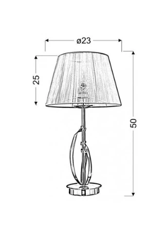Настільна лампа DIVA (41-55071) Candellux (361311954)