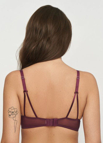 Бордовий бюстгальтер Sassa