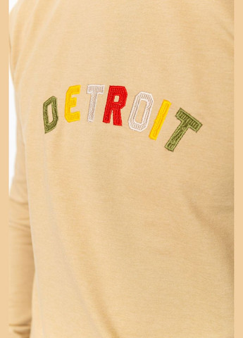 Бежевий світшот чоловічий демісезонний 208r0204 Ager малюнок (299724312)