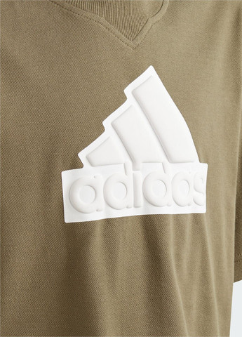 Зеленая демисезонная футболка future icons logo adidas