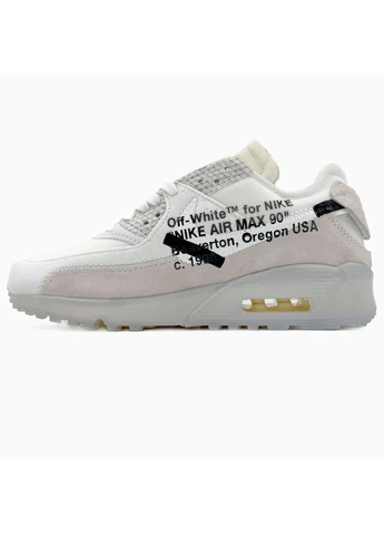 КРОСІВКИ ЖІНОЧІ NIKE X AIR MAX 90 GPX WHITE НАЙК АІР МАКС 90 БІЛІ No Brand білі демісезони (392023051)