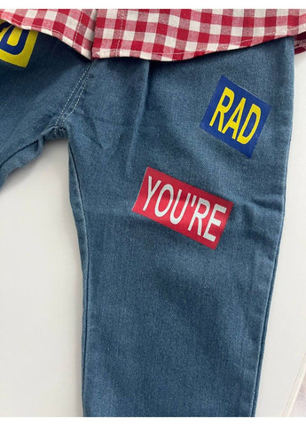 Комбинированный демисезонный детский костюм No Brand