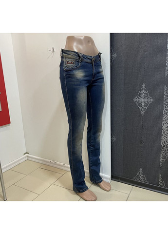 Джинсы женские зауженные низкая посадка тинт 26 Woox (350349662)