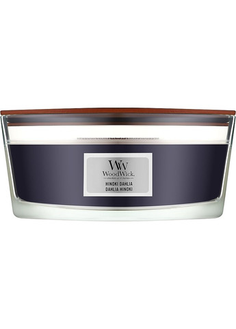 Ароматична свічка у склянці Candle Hinoki Dahlia Ellipse 453.6g (1236998-25001136) WoodWick (368609062)