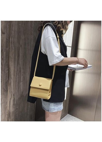 Квадратна жіноча міні-сумочка клатч на плече "Monica" гірчичний ( ) China (366874371)