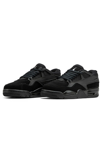 Черные кроссовки мужские 4 rm receives black fq7939-004 Air Jordan
