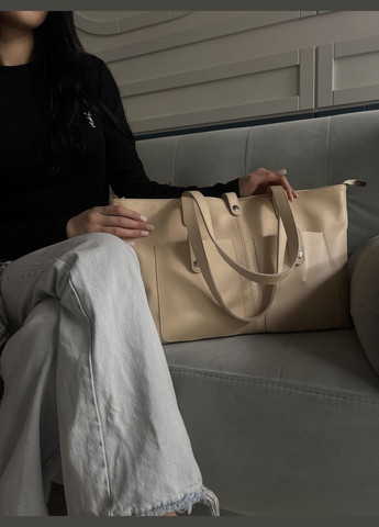 Сума велика на двох ручках жіноча бежева 1681 5712 ARTiS Bags Сумка (328083024)