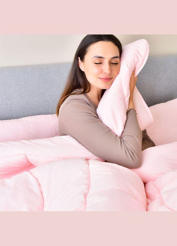 Набір полуторний Tropical ковдра 140х210 см + подушка 50х70 см антиалергенний пудра IDEIA (321990699)