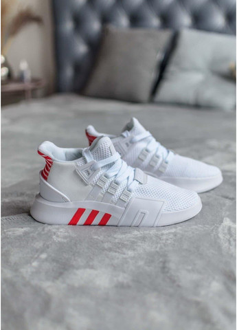 Білі Осінні кросівки чоловічі adidas equipment adv bask white red адідас No Brand