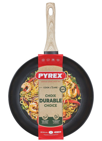 Сковорода Cook&Care 30 см индукция б/крышки (CR30BF6/8046) Pyrex (365278355)