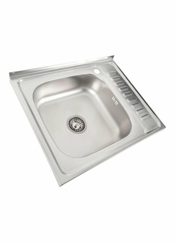 Кухонна мийка з нержавіючої сталі САТИН 6050 L (0,7/160 мм) Valeso (336937420)