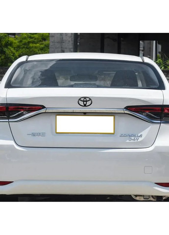 Емблема решітки, задня чорна 160х108 мм пластик (на скотчі) Toyota (369610106)