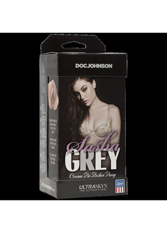 Мастурбатор-вагина Doc Johnson Sasha Grey - Ultraskyn Cream Pie Pocket No Brand (303881649)