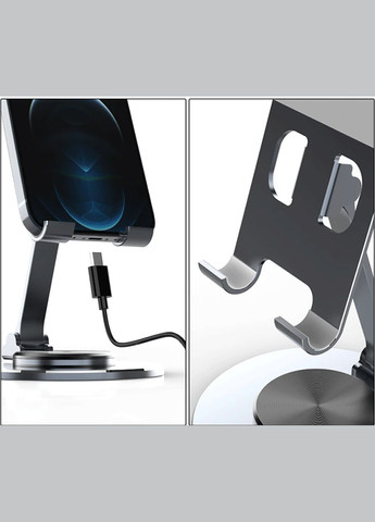 Подставка для телефонов и планшетов VHG D34 поворотная 360° Grey Nintendo (324068377)