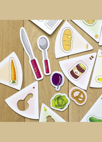 Навчальні пазли. Вивчаємо продукти харчування. Iq-club для малюків (у) 13203003 Ranok Creative (302317465)