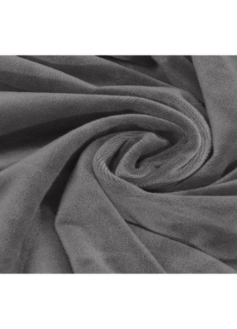 Чохол для сидінь та спинок дивана сірий Gray Велюр-спандекс Slavich (370269232)