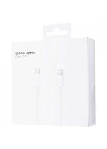Уцінка Дата кабель для Apple iPhone USB-C to Lightning (AAA grade) (2m) (box, no logo) Foxconn (291880136)