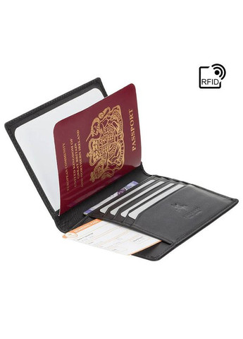 Обложка для документов 2201 Polo Black (2201 BLK) Visconti (332186468)