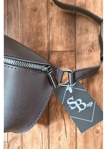 Жіноча Бананка Starbags 011 шоколадна No Brand (382836527)