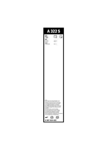 Щітка склоочисника Bosch 3 397 014 422 (401642097)
