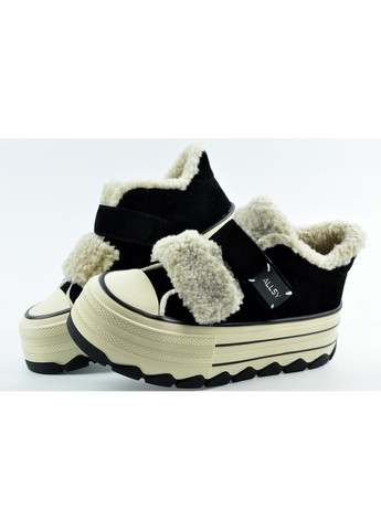 Зимові кросівки жіночі модні 202059 ALLSY чорні зими (360753406)