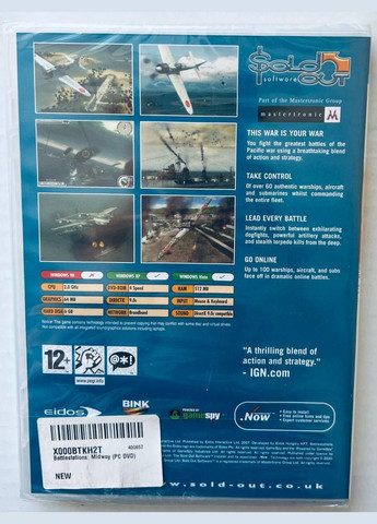 Battlestations Midway (SoldOut), англійська версія - диск для PC Microsoft (345102727)