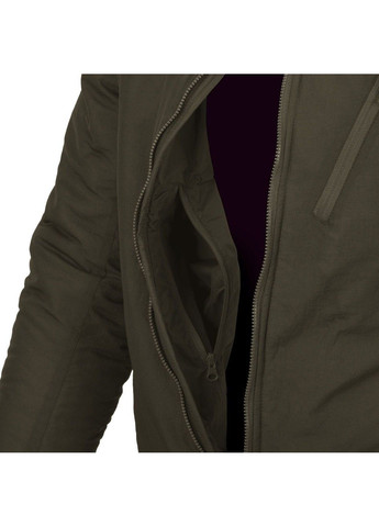 Темно-зелена демісезонна куртка helikon wolfhound climashield apex - taiga green Helikon-Tex