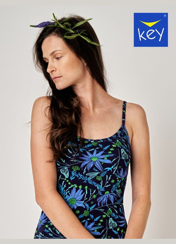 Синя повсякденний, домашній, кежуал жіноча сукня для дому Key