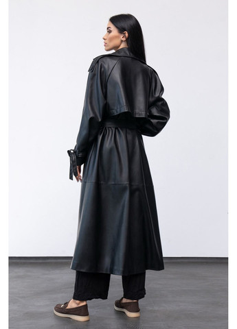 Тренч з еко-шкіри F97 CHICLY без застібки демісезон (367831323)