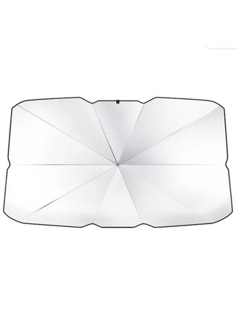 Сонцезахисна парасолька для авто 110×65 см Анти Ультрафіолет складана шторка на лобове скло з чохлом No Brand (331148136)