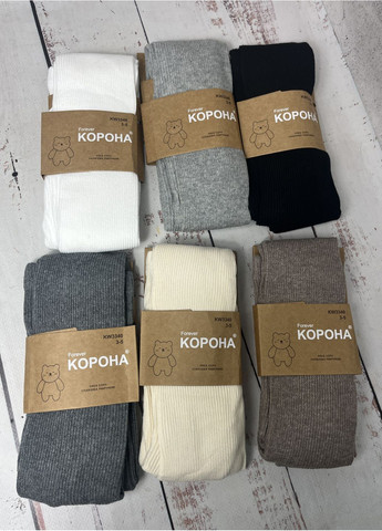 Колготки бавовняні дитячі Сірий (1231-3) Корона (369842065)
