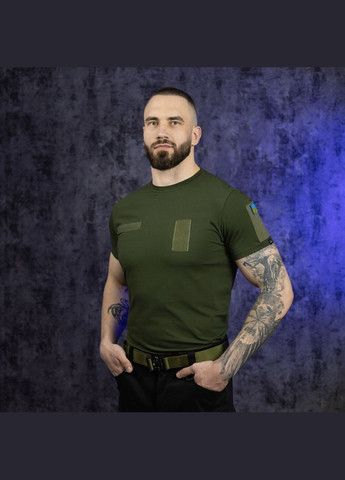 Хакі (оливкова) футболка peremoga військова хакі Pobedov