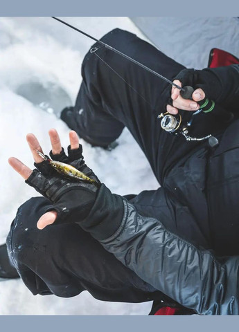 Перчатки из Gore-Tex Windstopper Half Finger Glove Black Simms (335007445)