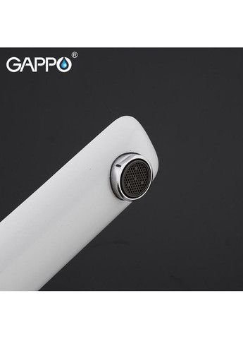 Смеситель для умывальника G1048-2, белый/хром GAPPO (373267199)