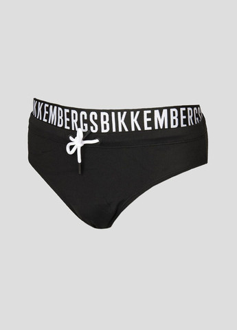 Мужские черные кэжуал черные плавки-брифы с логотипом Dirk Bikkembergs