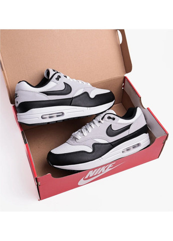 Черные кроссовки мужские air max 1 essential grey/black Nike