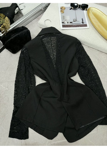 Черный женский женский пиджак Asi.Store.ua - демисезонный