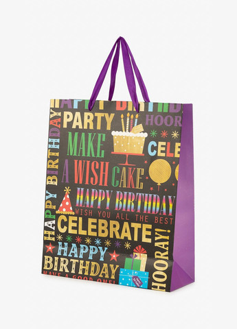 Пакет подарочный JC121068 Черный shop (2000999224904) No Brand (362902859)