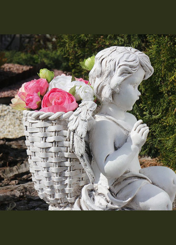 Ангел з кошиком світиться 33 см (СП507-4 св) Гранд Презент (282743501)