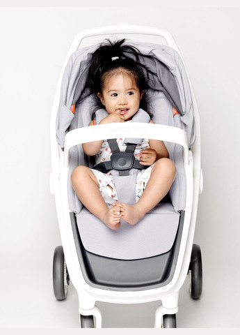 Прогулочная коляска Classic Grey-White Greentom (347585234)