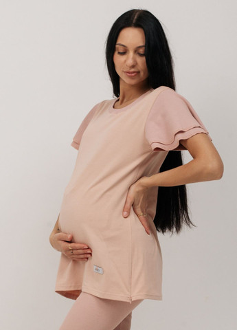 Футболка для вагітних з секретом для годування HN - (328169799)