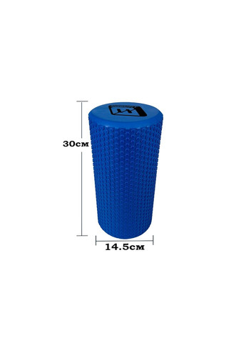 Массажный ролик Foam Roller 30 см EF-2024-Bl Blue EasyFit (290255590)
