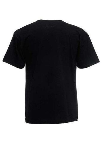 Чорна футболка чоловіча original t (061082032xl) з коротким рукавом Fruit of the Loom