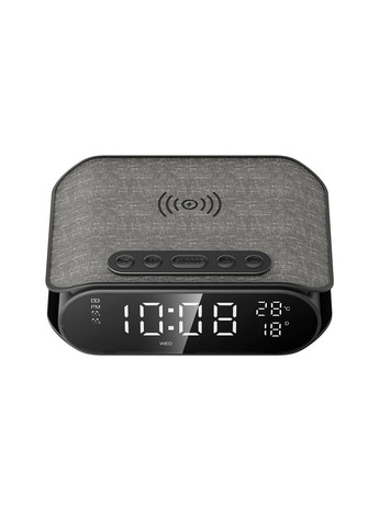 Беспроводная зарядка с часами W3040 15W Black Havit (363970228)