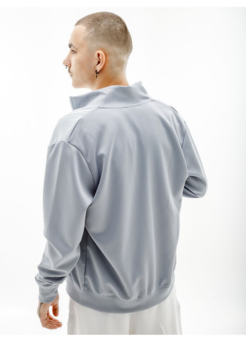 Серая демисезонная мужская куртка m nsw hybrid pk tracktop серый Nike